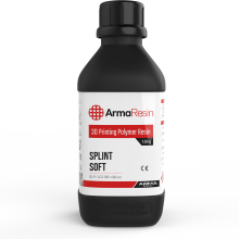 Течност за 3D печат на гъвкави оклузални шини - ArmaResin SPLINT SOFT 1кг. Течност за 3D печат на гъвкави оклузални шини - ArmaResin SPLINT SOFT 1кг.