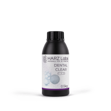 Течност за 3D печат на модели - Harz Labs Dental Clear PRO Resin, 0.5 кг Течност за 3D печат на модели - Harz Labs Dental Clear PRO Resin, 0.5 кг