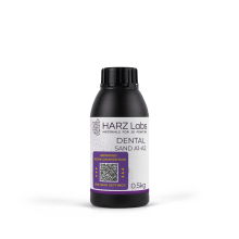 Течност за 3D печат на модели - Harz Labs Dental Sand (A1-A2) Resin, 0.5кг Течност за 3D печат на модели - Harz Labs Dental Sand (A1-A2) Resin, 0.5кг